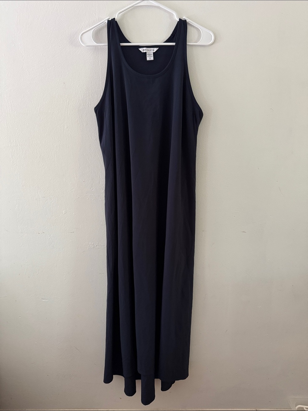 Athleta Navy Presidio Traveler Maxi Dress Sz S